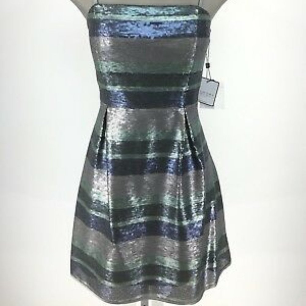 NWT Laundry by Shelli Segal Sequined Dress - Picture 2 of 3
